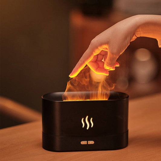 Fire Flame Aroma Air Essential Oil Ultrasonic Humidifier