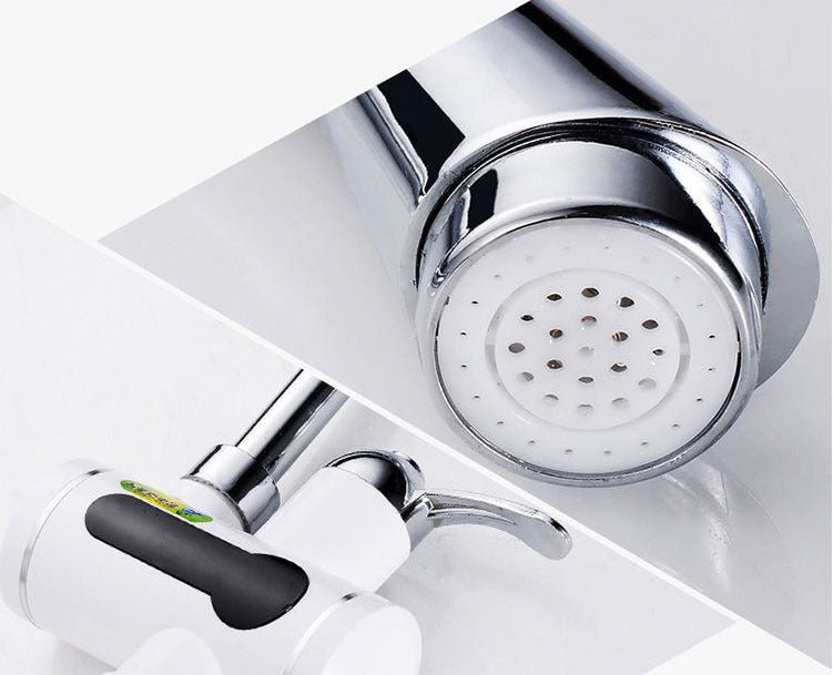 110V Hot Water Heater Faucet Instant Tankless Water Heater Electric Kitchen Bathroom Fast Heating Tap Water Faucet with LED Digital Display