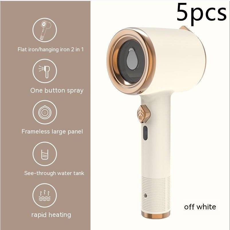 lothes Travel Home Appliances Vertical US Plug Ironing Machine, Mini Portable Handheld Garment Steamer Fabric Steam Iron For Clothes Travel, Color Beige, 243*87*10(1mm), LLCJ0285