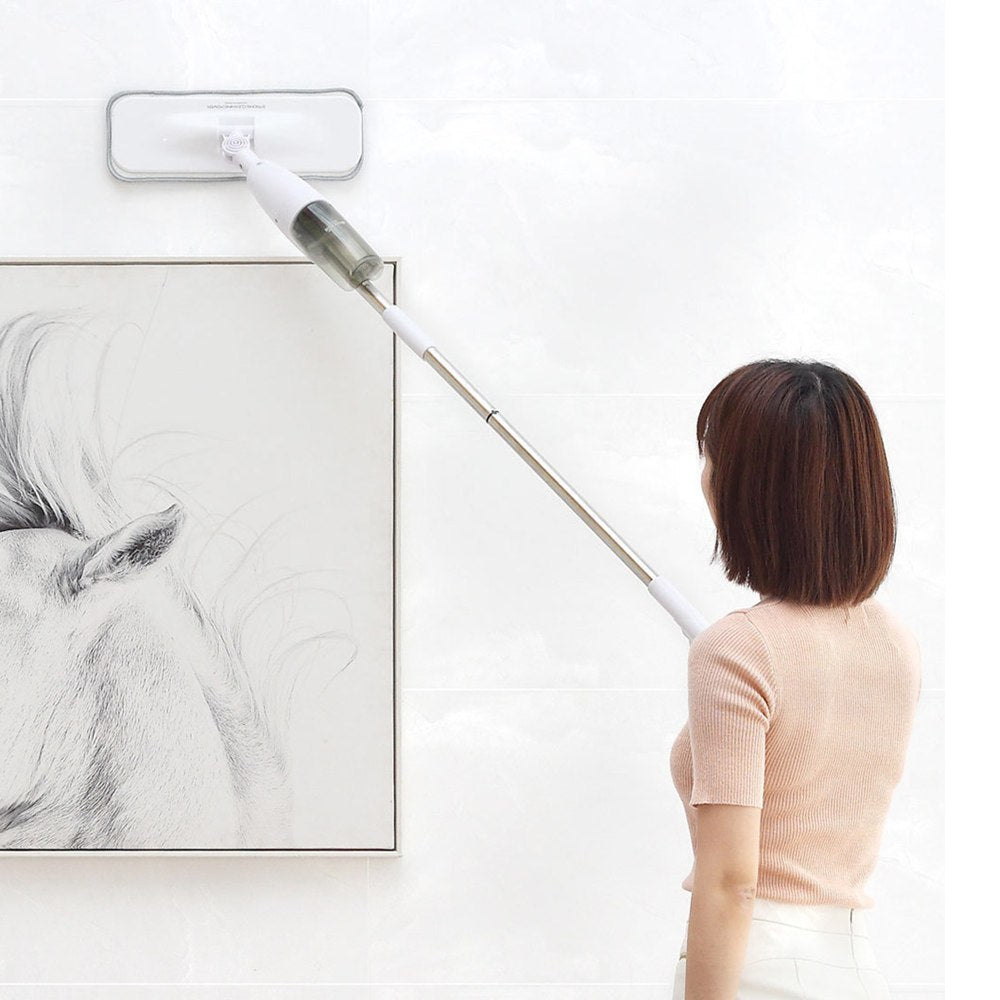Origine Xiaomi Deerma Pulvererisation D’eau Balayeuse Mijia Nettoyant Pour Plancher En Fiber De Carbone Vadrouilles 360 Rotation Tige 350 Ml R Servoir Pilation Vadrouille